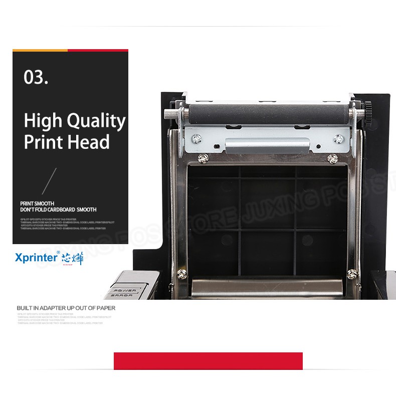 [Mã 152ELSALE hoàn 7% đơn 300K] Máy In Hóa Đơn Bằng Nhiệt Xprinter XP-Q200 Tặng Kèm 01 Cuộn Giấy In