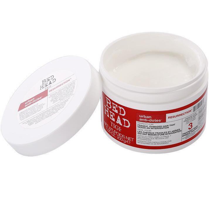 Kem Ủ Tóc Tigi Đỏ Chứa Nano Collagen Hồi Sinh Tóc Hư Tổn 200g