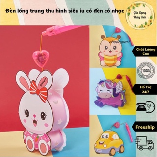 Đèn lồng trung thu hình siêu iu có đèn có nhạc