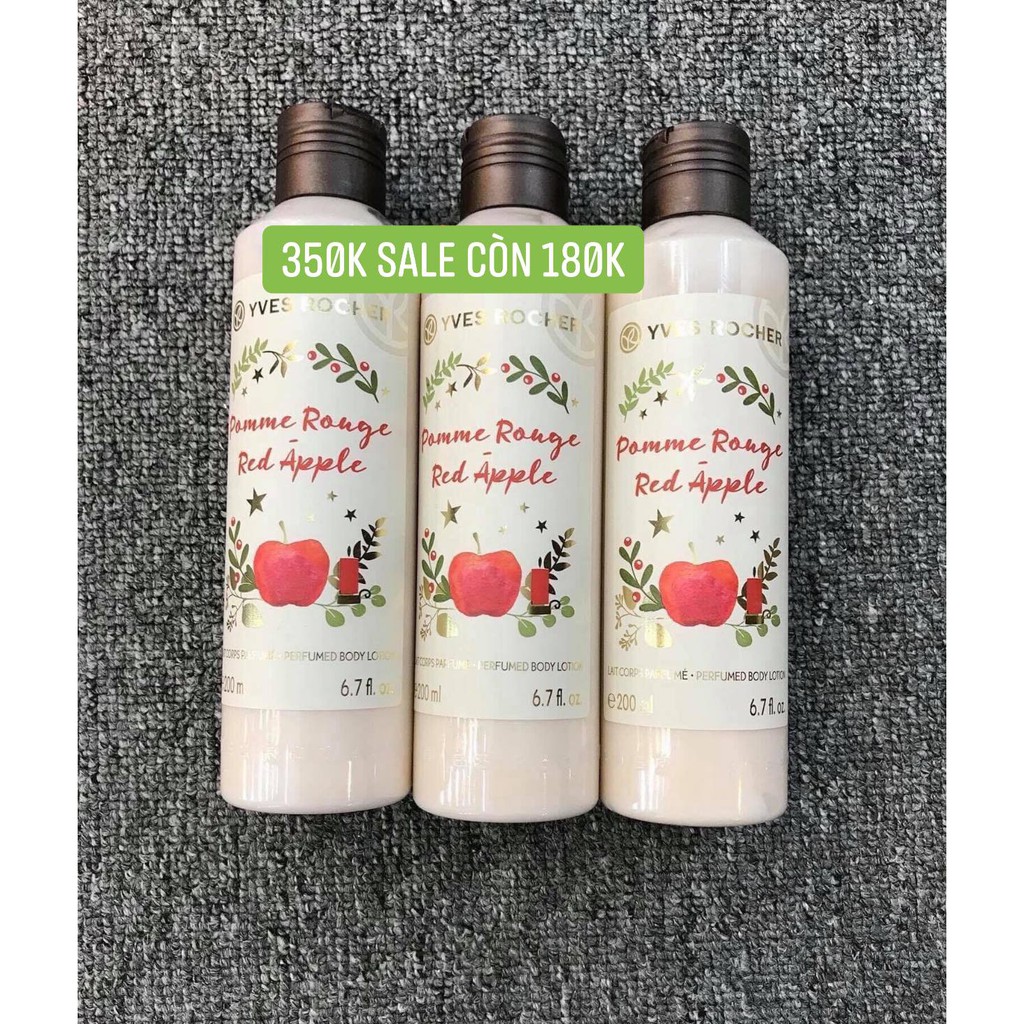 Sữa dưỡng thể  Yves Rocher Pomme Rouge Red Apple Perfumed Body Lotion #200ml