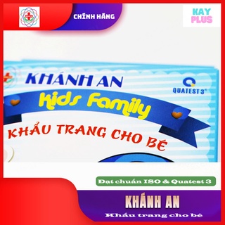 [Hộp 10 cái] Khẩu trang y tế Khánh An dành cho bé