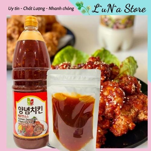 Sốt Gà cay Hàn Quốc Chungwoo  túi zip 200g - LuNa Store