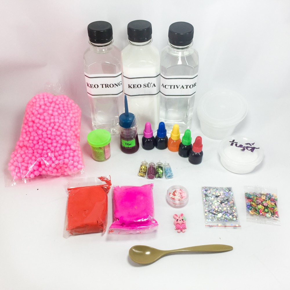 Bộ kit làm slime full đồ