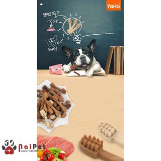 Đồ Ăn Vặt Xương Gặm Sạch Răng Thơm Miệng Yaho 225g (15pc)