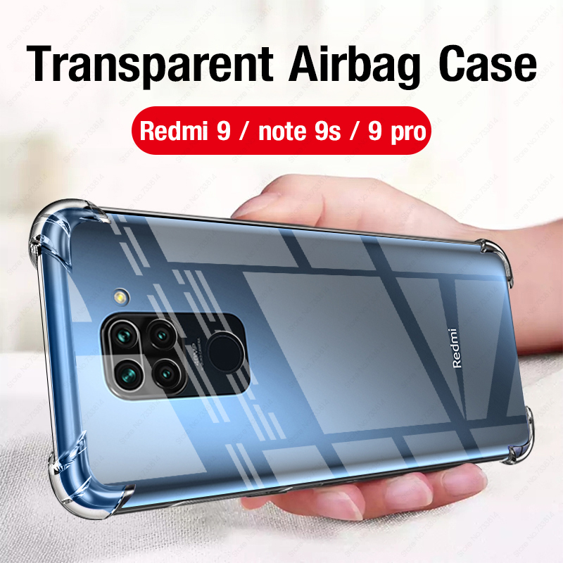 Ốp Lưng Tpu Silicone Trong Suốt Chống Sốc Cho Xiaomi Mi 10t 9t Pro Redmi Note 10 Lite 9 9s 8 7 Pro Poco X3 Youth F3 F2 M3 X3 Pro