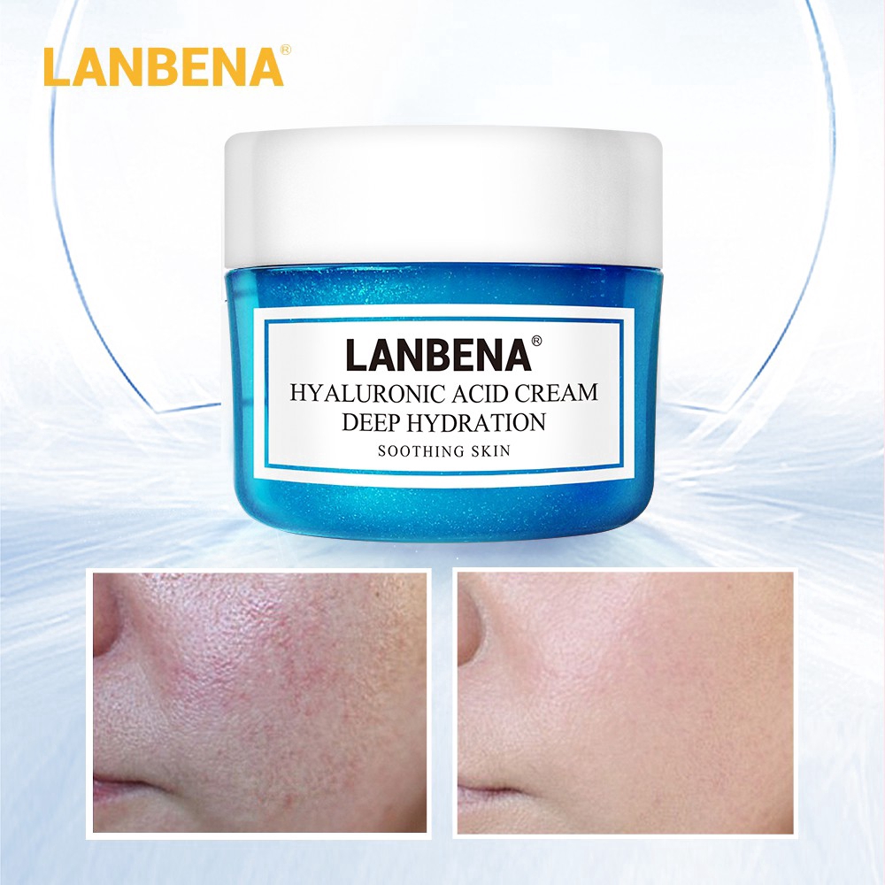 Kem dưỡng da mặt LANBENA chứa vitamin C/hyaluronic acid/hạt nho dưỡng ẩm làm trắng da chống nếp nhăn 40g | BigBuy360 - bigbuy360.vn
