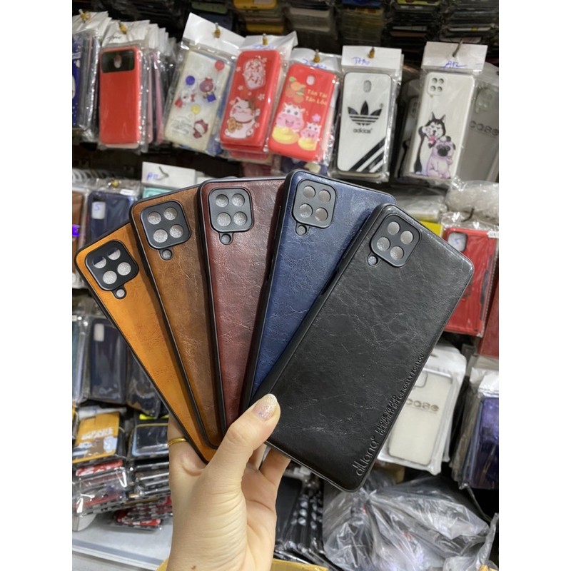 Ốp lưng samsung A12 dẻo kiểu da