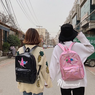 Balo hologram size A4 hình sừng Unicorn 3 màu