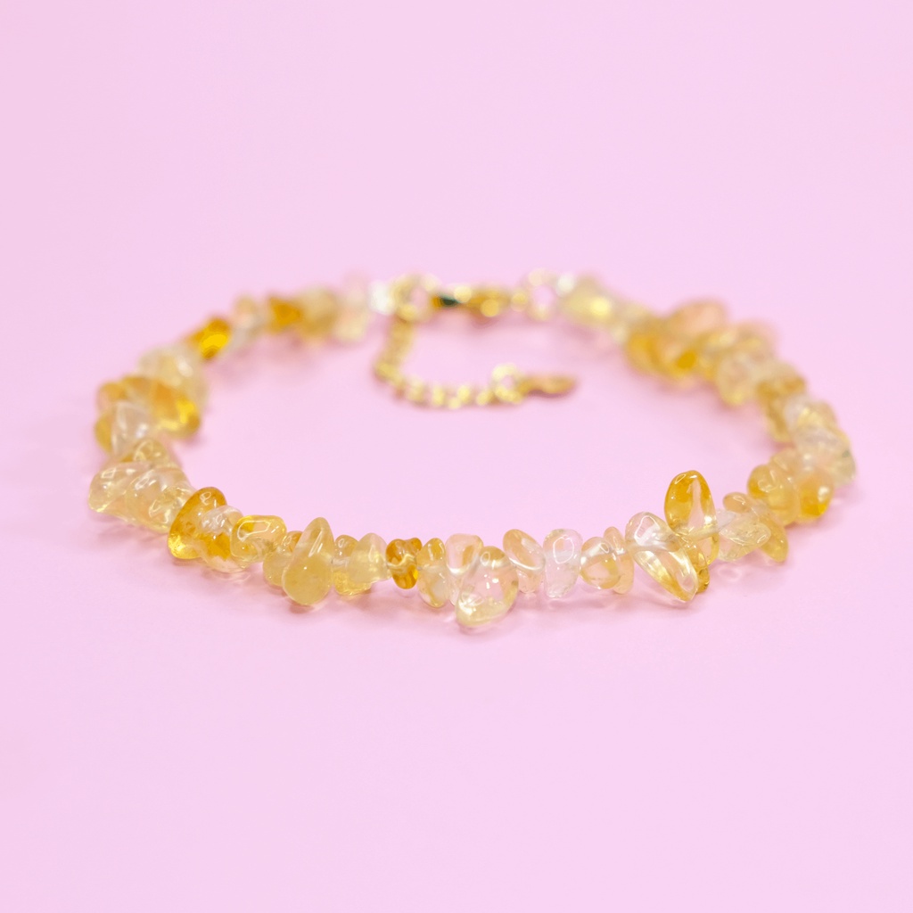 Vòng tay lắc tay Citrin UPCARA