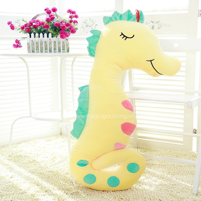 Gấu Bông  Gối Ôm Cá Ngựa Cao Cấp Hàng Loại Một Gấu Bông Hama