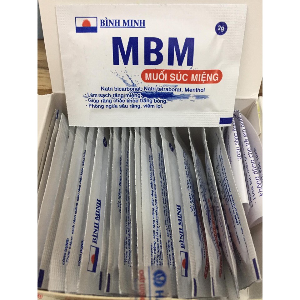 Muối súc miệng MBM(hộp 20 gói)