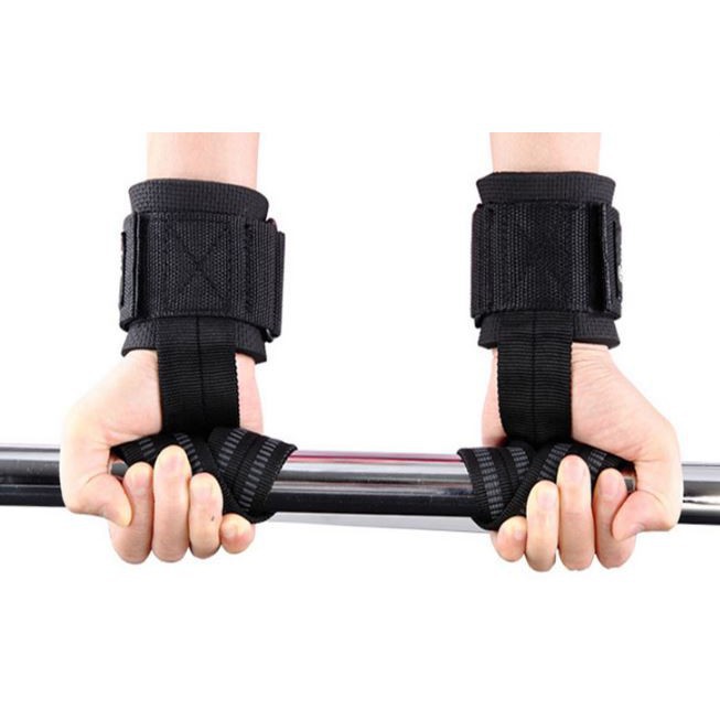 🎁 Dây quấn cổ tay kéo lưng nâng tạ ⚡FREESHIP⚡ dây quấn cổ tay Lifting Straps Pro