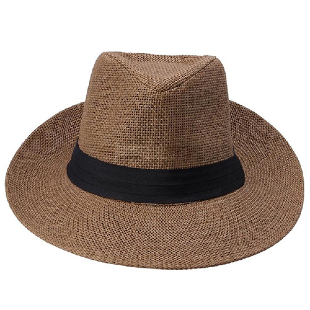 Nón cói rộng vành phong cách cổ điển thanh lịch dành cho cả nam và nữ