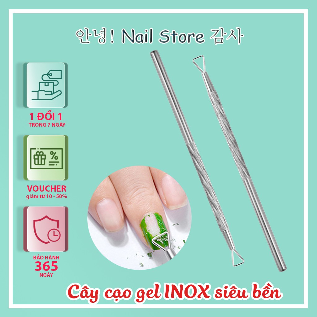 Cây cạo gel cây phá gel inox dùng tốt cho dân làm móng