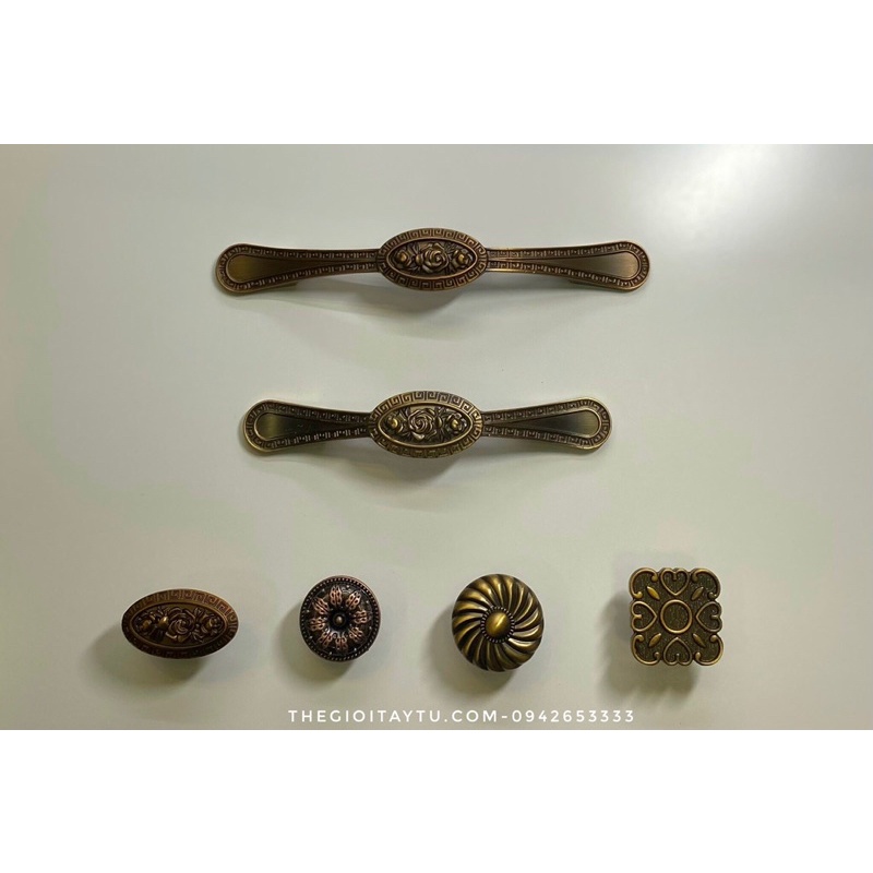 Tay Nắm Tủ Màu Đồng Bộ Số 1