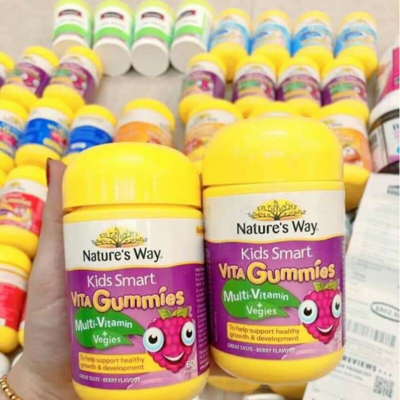 Kẹo dẻo Vita Gummies Vitamin Nature's Way đủ loại