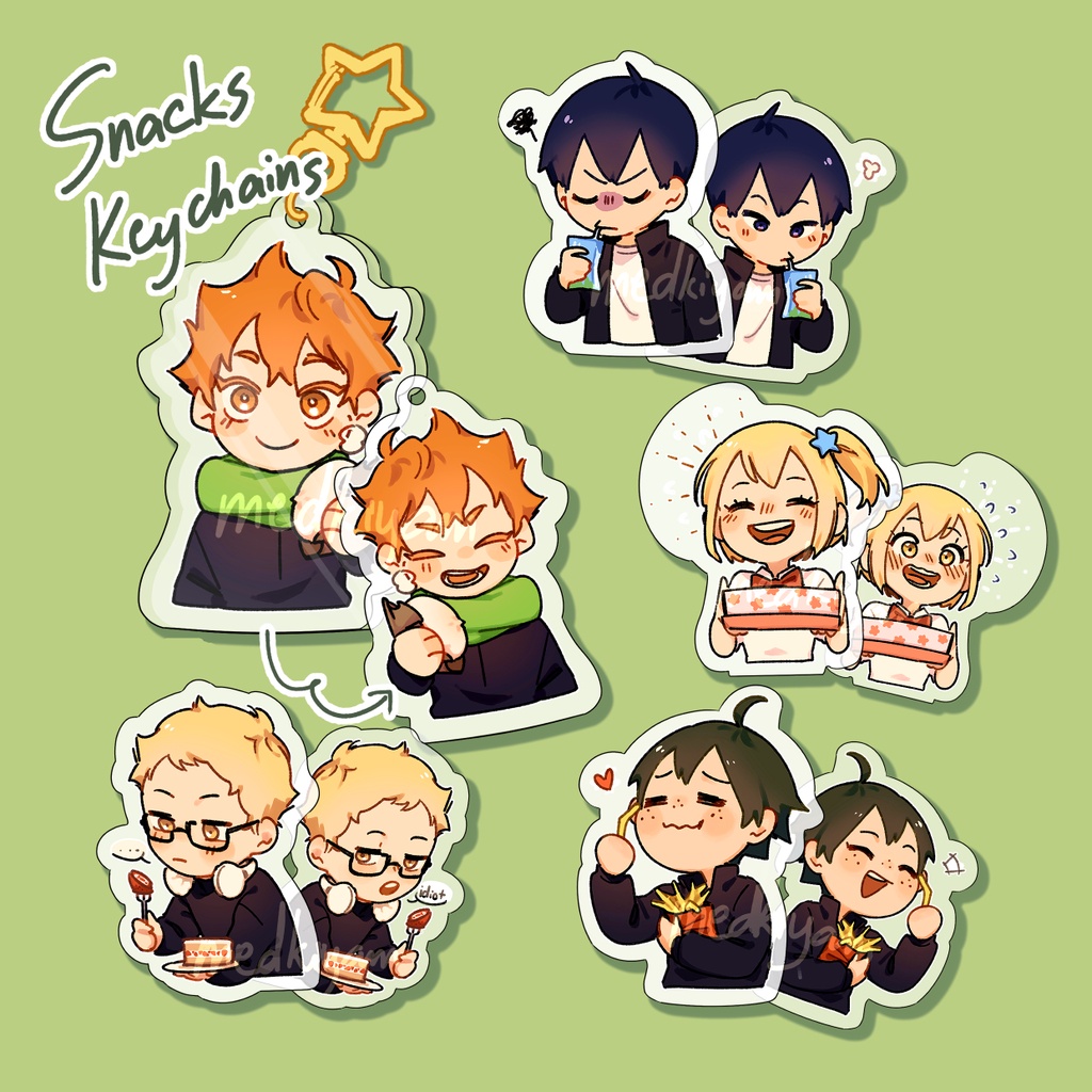 Móc khoá/ keychain Karasuno Haikyuu