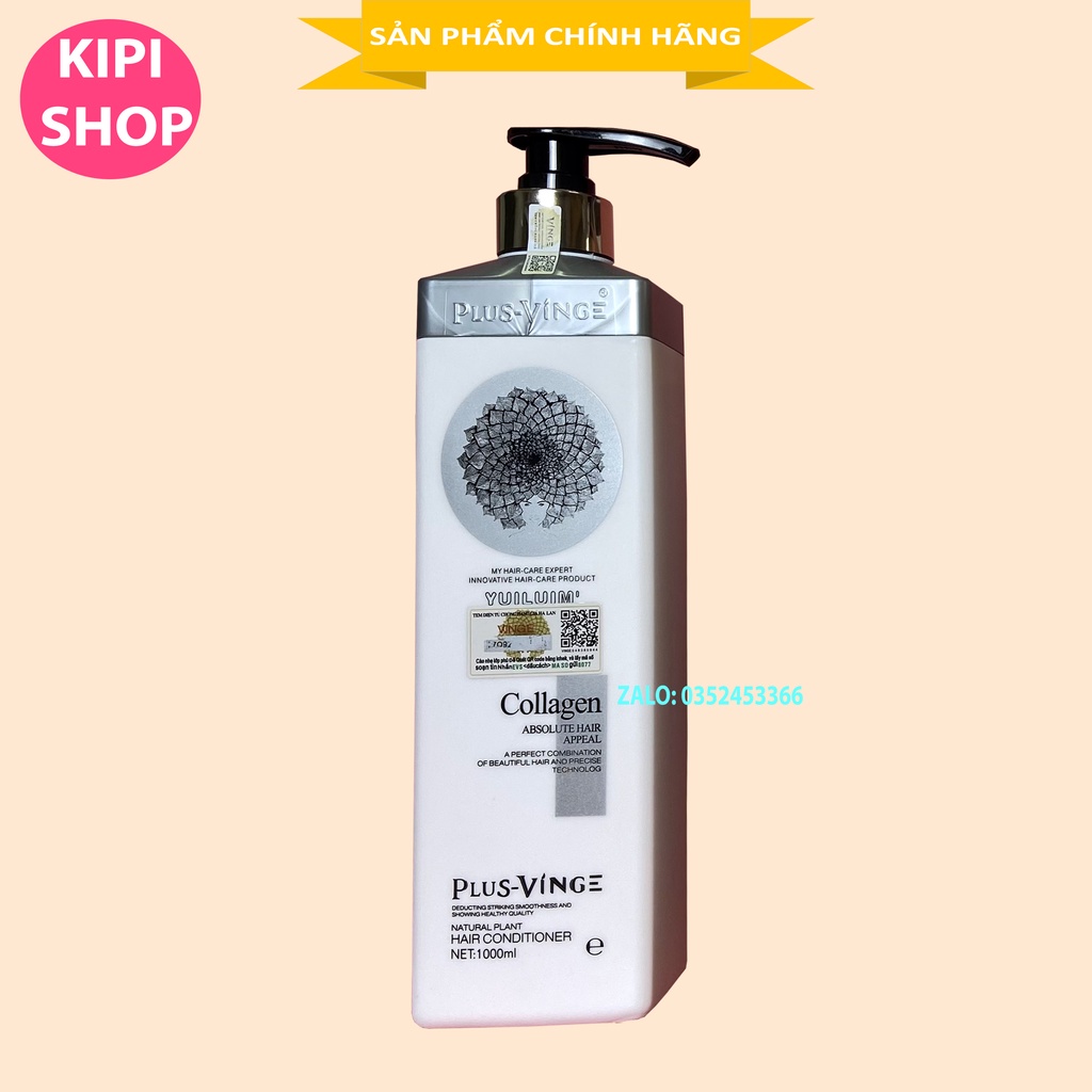 [Đáng Mua] DẦU GỘI XẢ PHỤC HỒI KÍCH MỌC TÓC VINGE COLLAGEN HÀNG AUTH 1000MLx2 | BigBuy360 - bigbuy360.vn