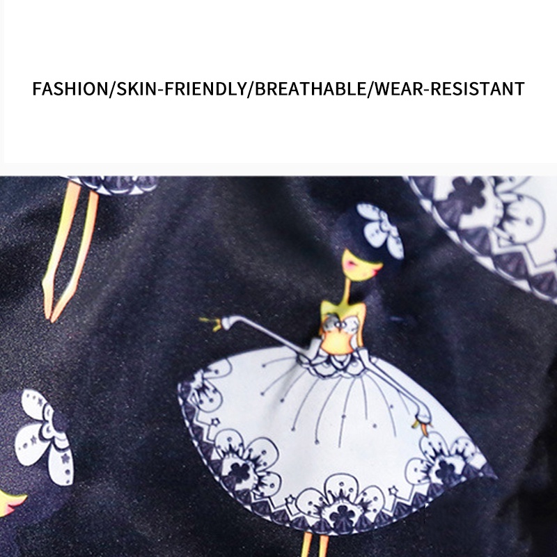 Đầm Công Chúa In Hình Hoạt Hình Đáng Yêu Dành Cho Bé Gái akku