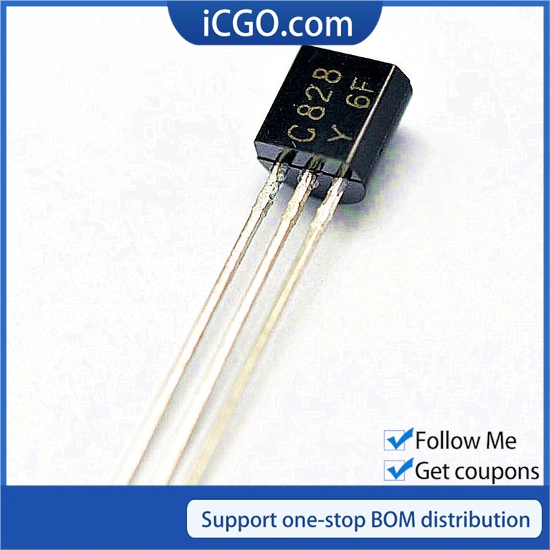 Bộ 50 Transistor 2SC828 C828 TO92 PNP Transistor công suất thấp 0.1A 30V