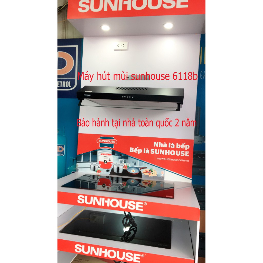 Máy hút mùi Sunhouse SHB6118B