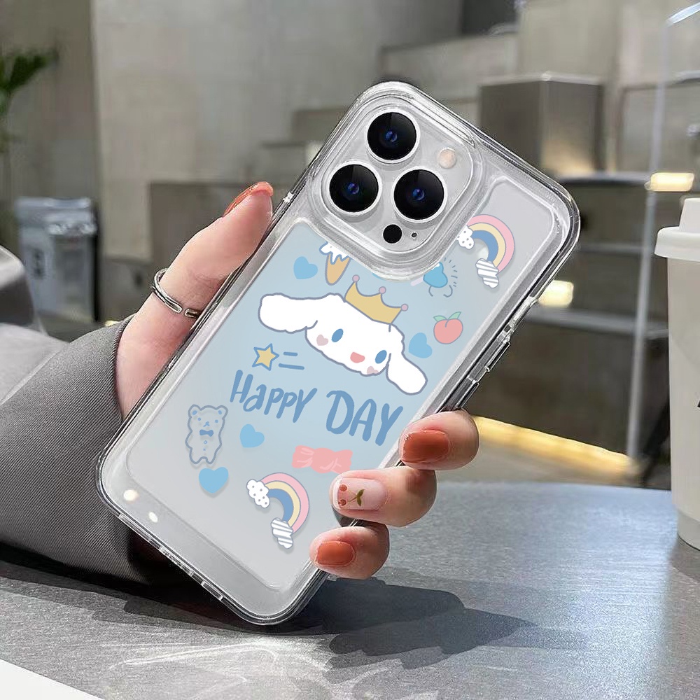 Ốp Điện Thoại Trong Suốt Họa Tiết Hoạt Hình Cinnamon Cho iphone 11 13 7 8 Plus 12 13Pro Max X XS Max 7 8 SE 2020