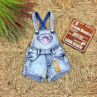 Yếm jean đùi bg hình thật