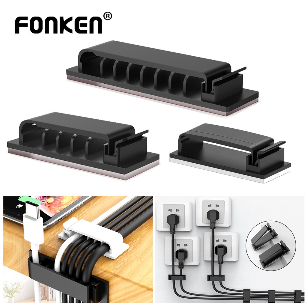 Giá đỡ Fonken giữ dây cáp cố định gọn gàng trên xe hơi