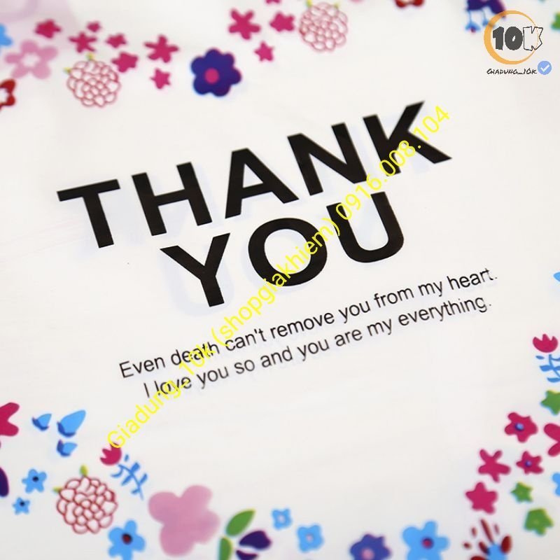 Túi đựng quà &quot;THANK YOU&quot; đẹp lịch thiệp^^