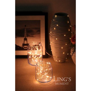 ☀️Trang Trí Tết ☀️ Led Fairy Light - Dây Led Đom Đóm 1 Mét 10 Bóng [TẶNG Kèm PIN]