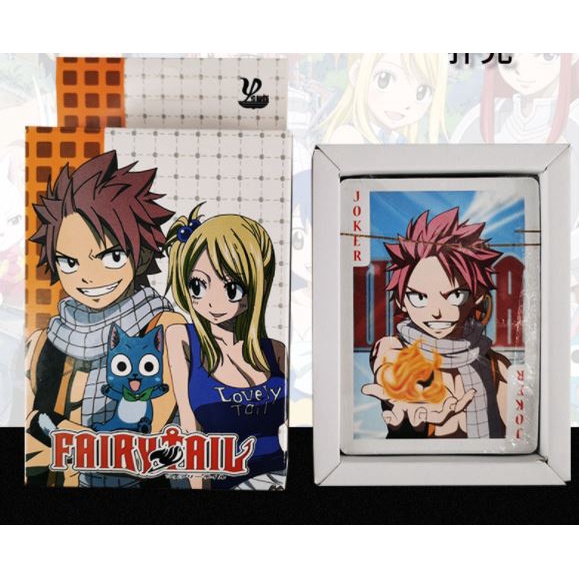 Bài bài tây Tú Lơ Khơ in hình nhân vật Anime One Piece Jujutsu Kaisen Naruto Attack On Titan Genshin Impact Dragon ball