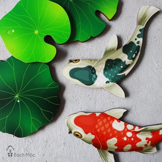 SET CÁ KOI DECOR NHÀ CỬA