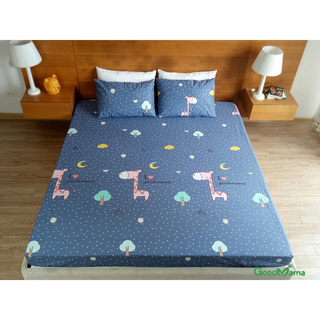 Ga chống thấm goodmama cao cấp 4 mùa 100% cotton (ko vỏ gối) | BigBuy360 - bigbuy360.vn