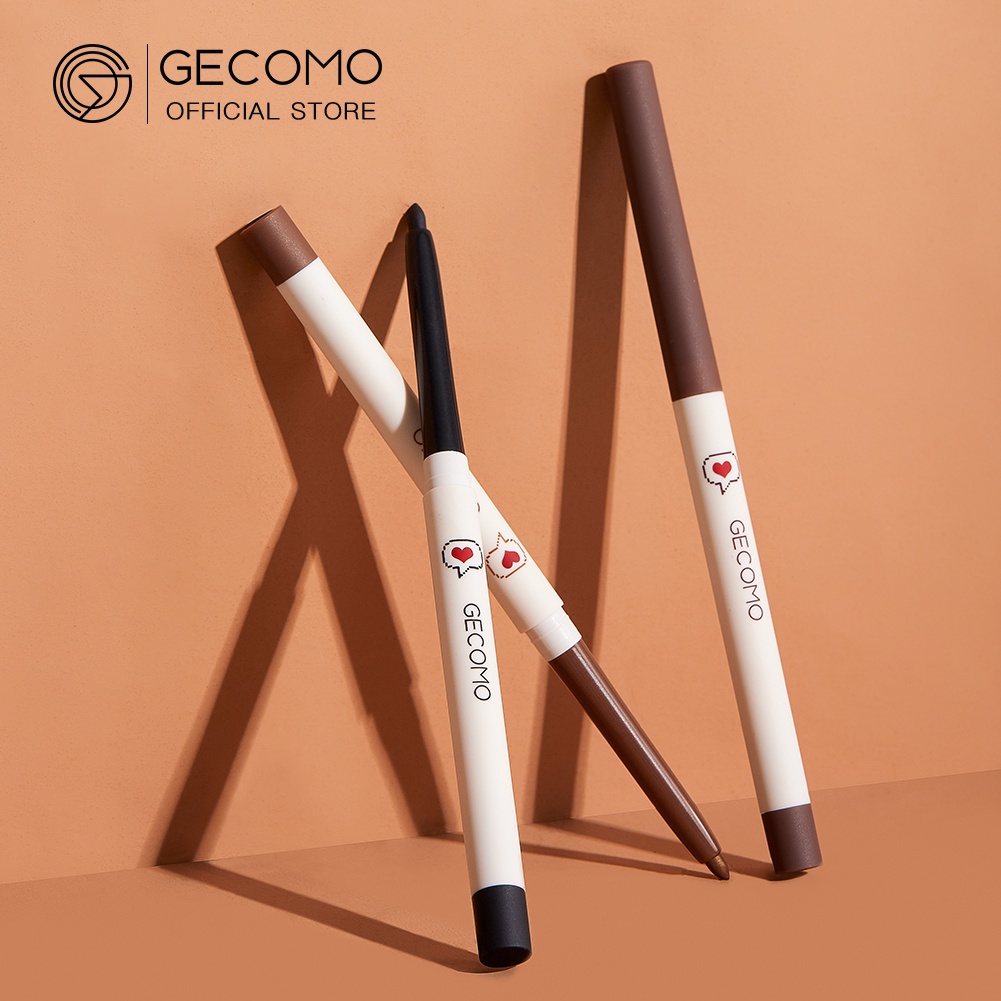 Bút Kẻ Mắt Dạng Gel GECOMO Ngòi Mảnh 3mm Chống Nước Lâu Trôi