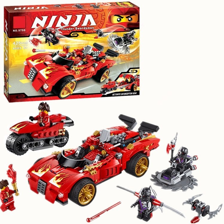 Tương thích với các khối xây dựng Lego Mô hình minifigure lắp ráp Phantom Ninja 6-14 tuổi Đồ chơi xếp trẻ em