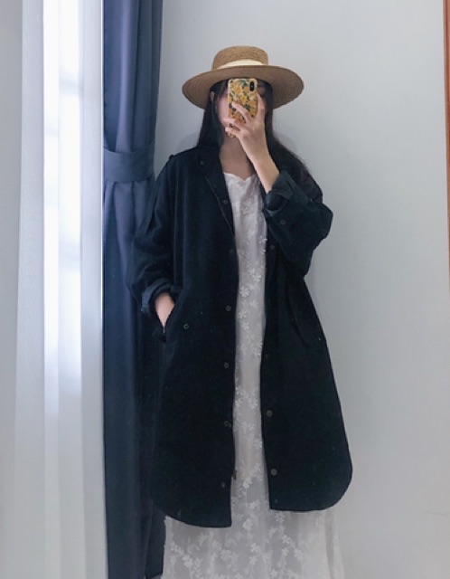 [2HAND] MĂNG TÔ KAKI (TRENCH COAT KHAKI) | BigBuy360 - bigbuy360.vn