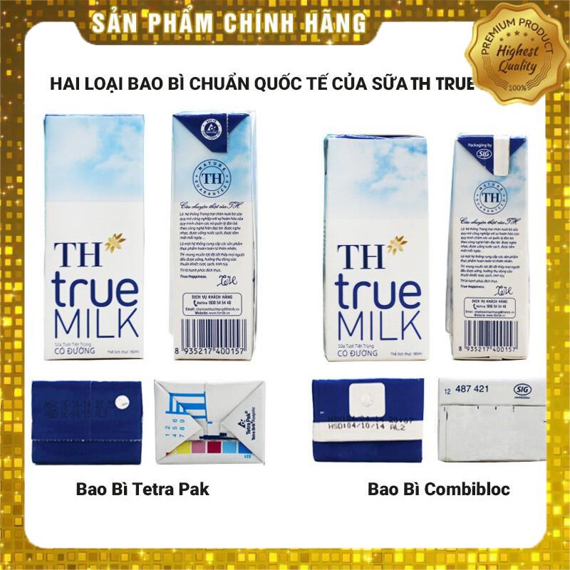 Combo 2 Lốc 4 Hộp Sữa Tươi TH True Milk  110ml