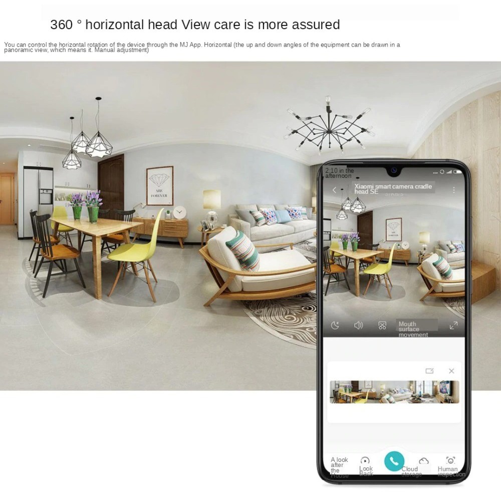 Camera IP Xiaomi 1080P xoay 360 PTZ SE 1080P MJSXJ10CM