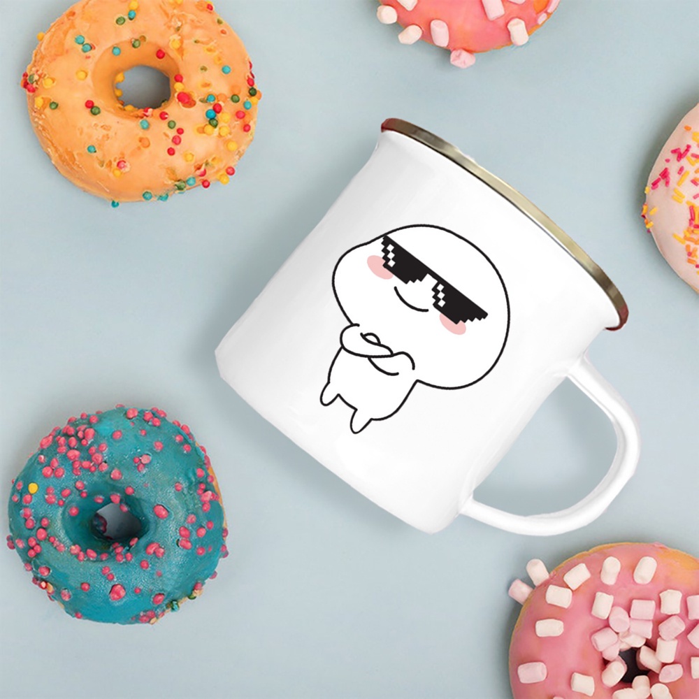 Dễ Thương Cốc Uống Cà Phê Họa Tiết Hoạt Hình quby Đáng Yêu