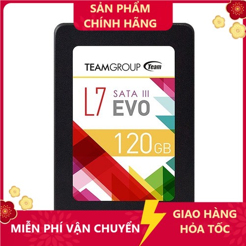 Ổ cứng SSD Team Group L7 EVO 120GB Sata III 2.5inch 7mm - Hàng chính hãng