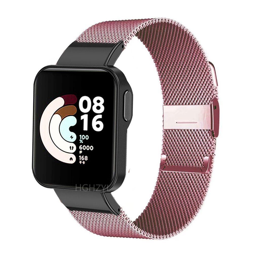 BTLIMER Dây Đeo Kim Loại Thay Thế Cho Đồng Hồ Thông Minh Xiaomi Mi Watch Lite Redmi