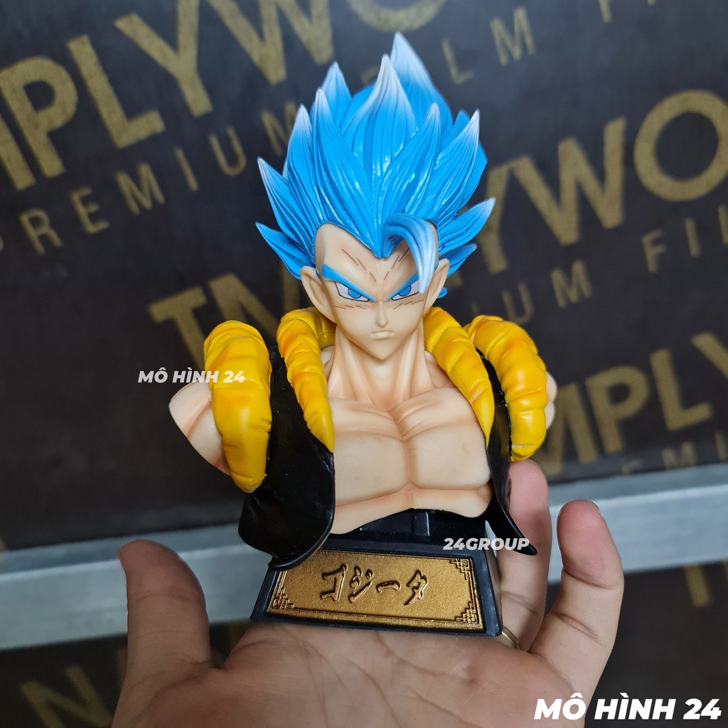 Tượng mô hình goku bán thân vô cực đầu phát sáng đồ chơi songoku bản năng vô cực ultra instinct dragonball dragon ball