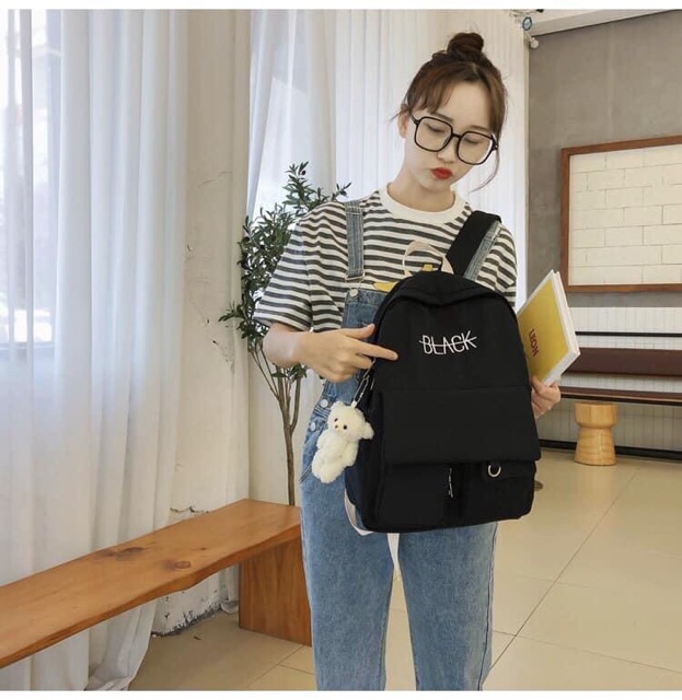 Balo Black Thời Trang