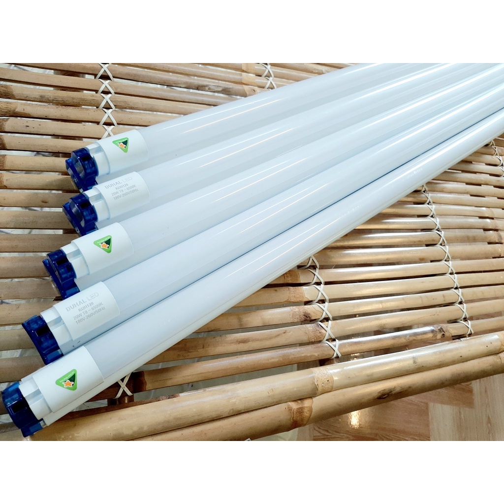 Combo 3 - 5 Bóng Đèn Led Tuýp Nhựa DUHAL 1m2 ( 1.2m ) 20W Ánh Sáng Trắng (Chính Hãng).