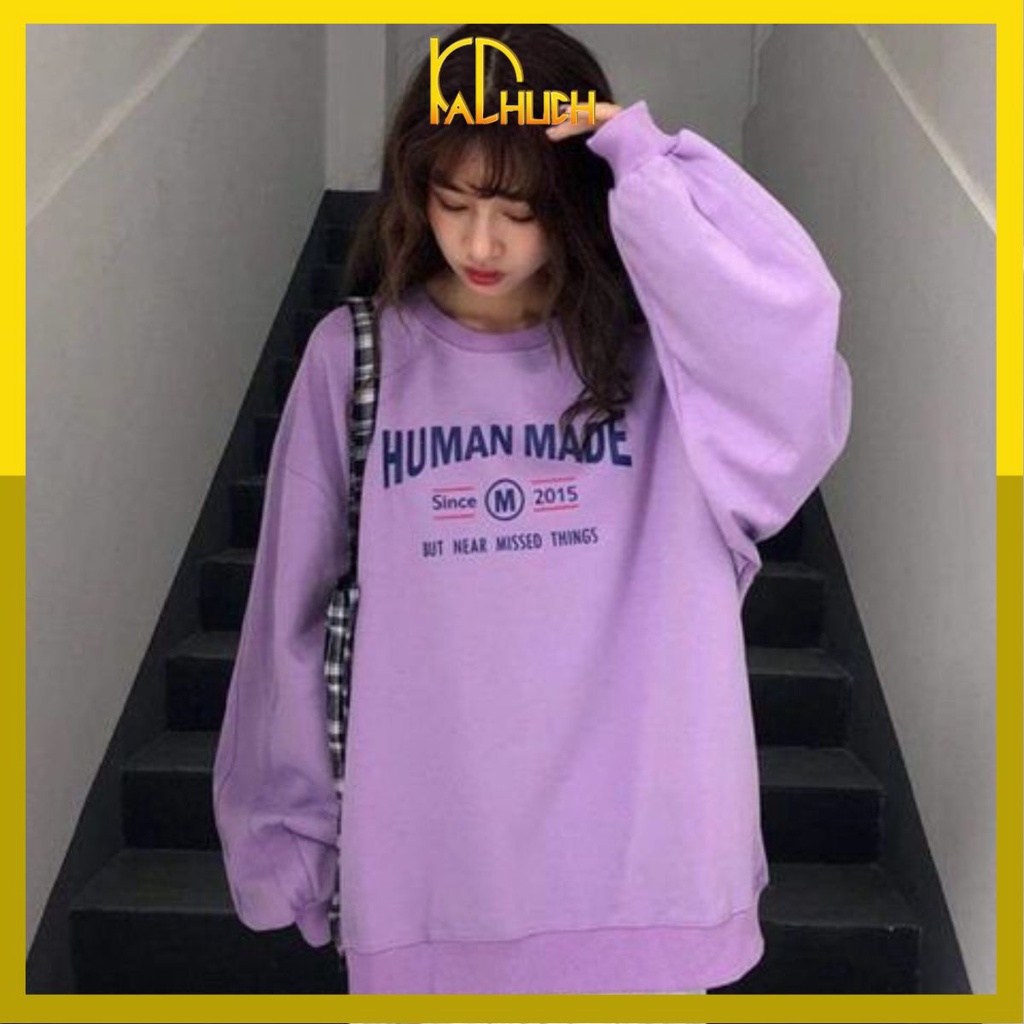 ÁO SWEATER IN HUMAN MADE (NHIỀU MÀU)