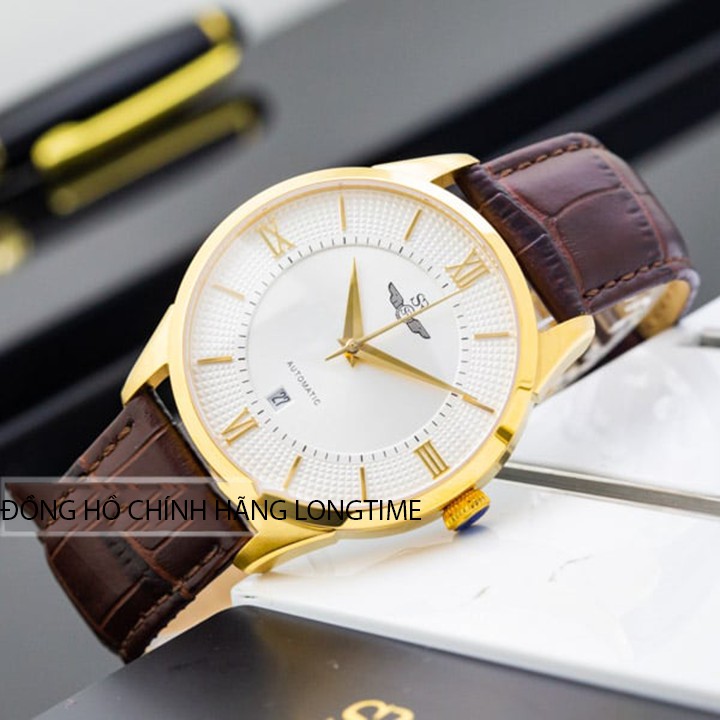 Đồng hồ nam SRWATCH SG8884.4602AT ( máy cơ ) mặt Kính cong Sapphire , chống trầy , chống nước
