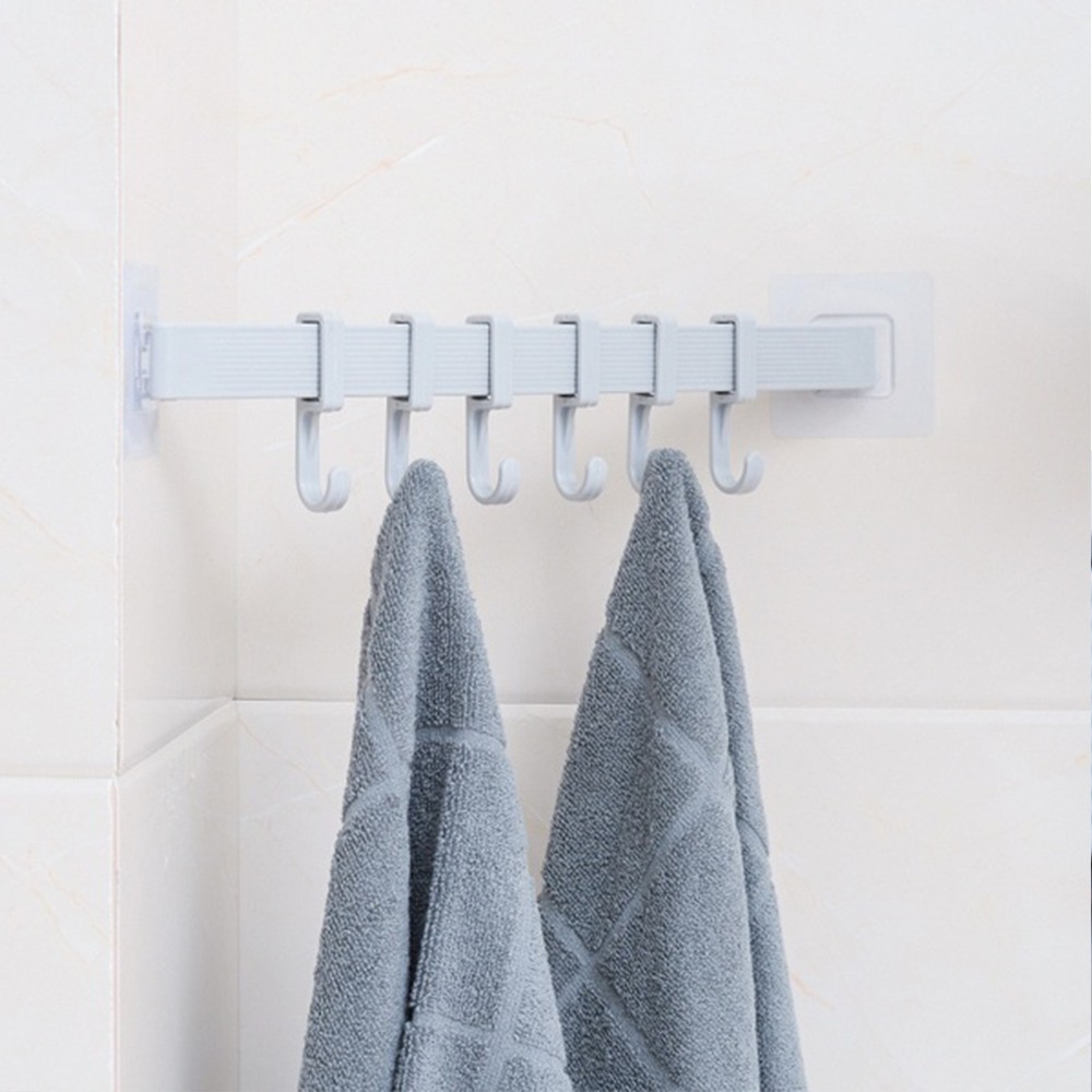 Giá Đỡ 6 Móc Treo Đồ Gắn Tường Đa Năng Chất Lượng Cao