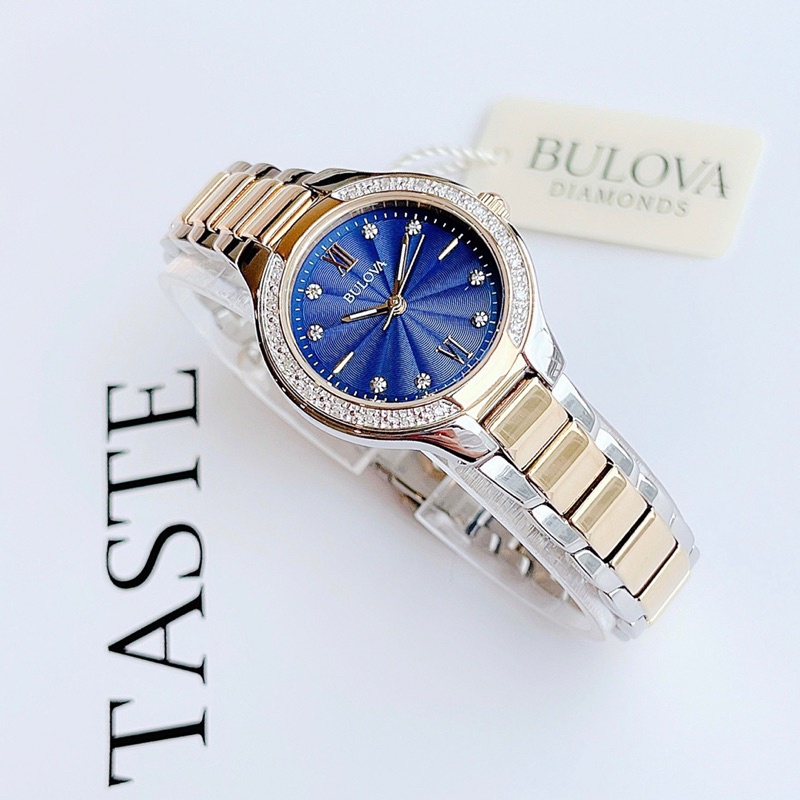 ĐỒNG HỒ NỮ CHÍNH HÃNG BULOVA 98R223 Màu xanh đại dương sâu thẳm