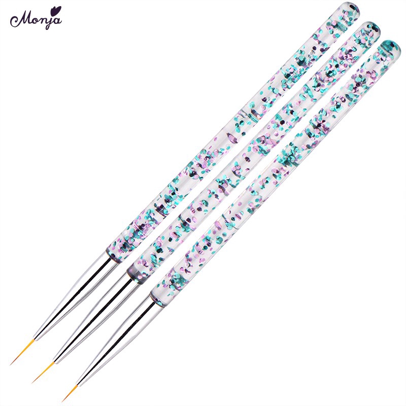 MONJA Cọ vẽ hoa văn trang trí móng tiện dụng