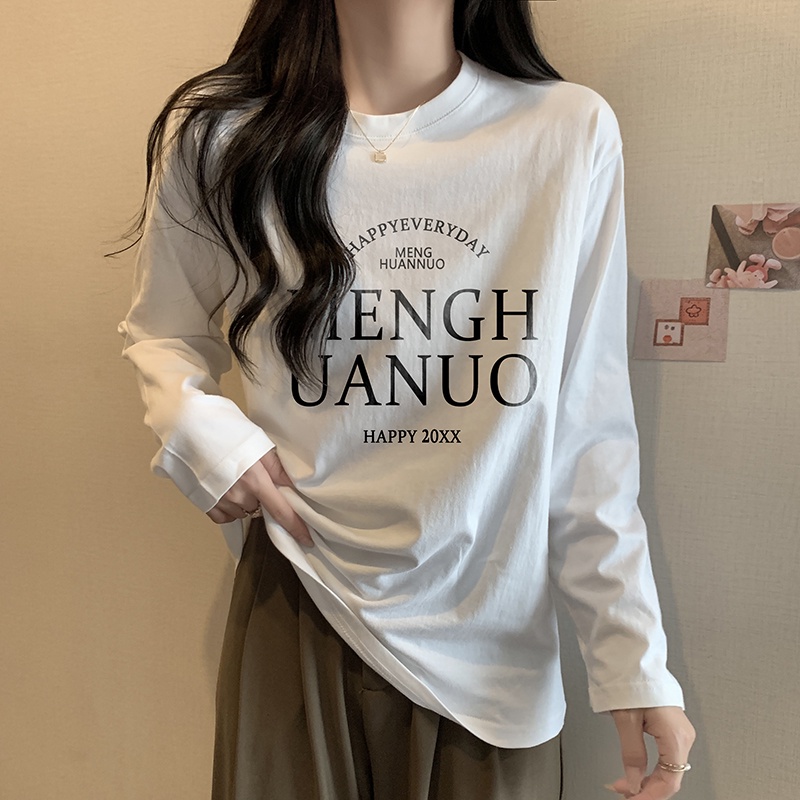 NRVP Áo Thun Nữ Dài Tay Thời Trang Hàn Quốc 2023